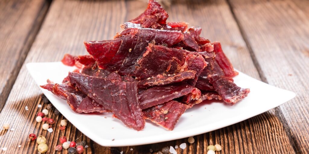 Nutritional Information for Beef Jerky.
