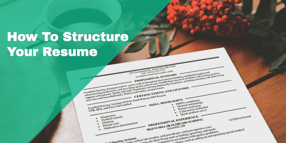 Structure a Resume