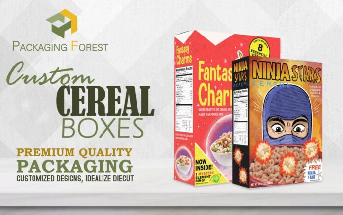 Custom cereal boxes wholesale
