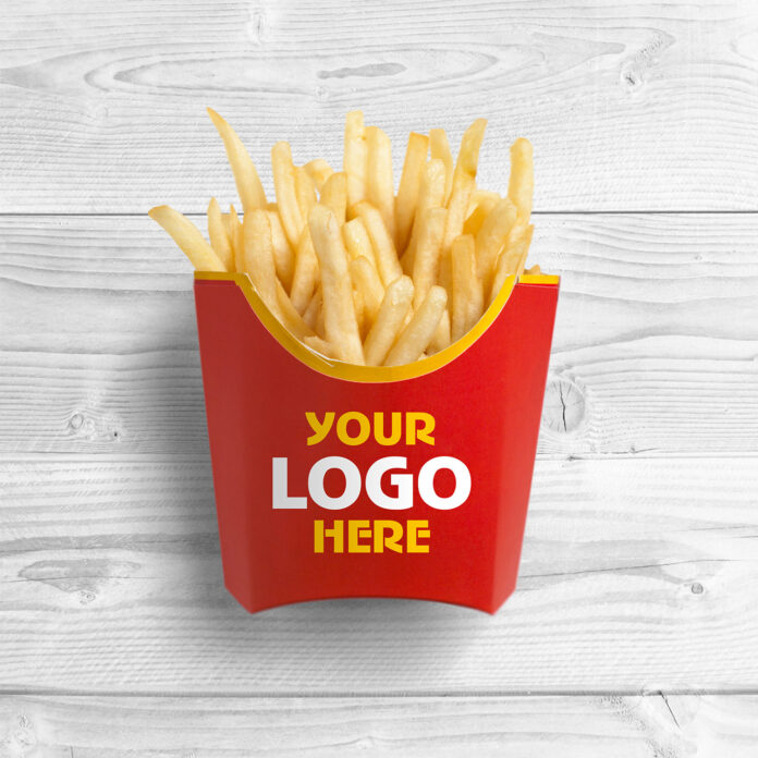 Custom French fries boxes