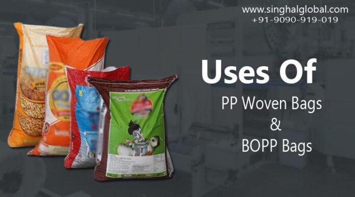 PP woven bags and BOPP bags